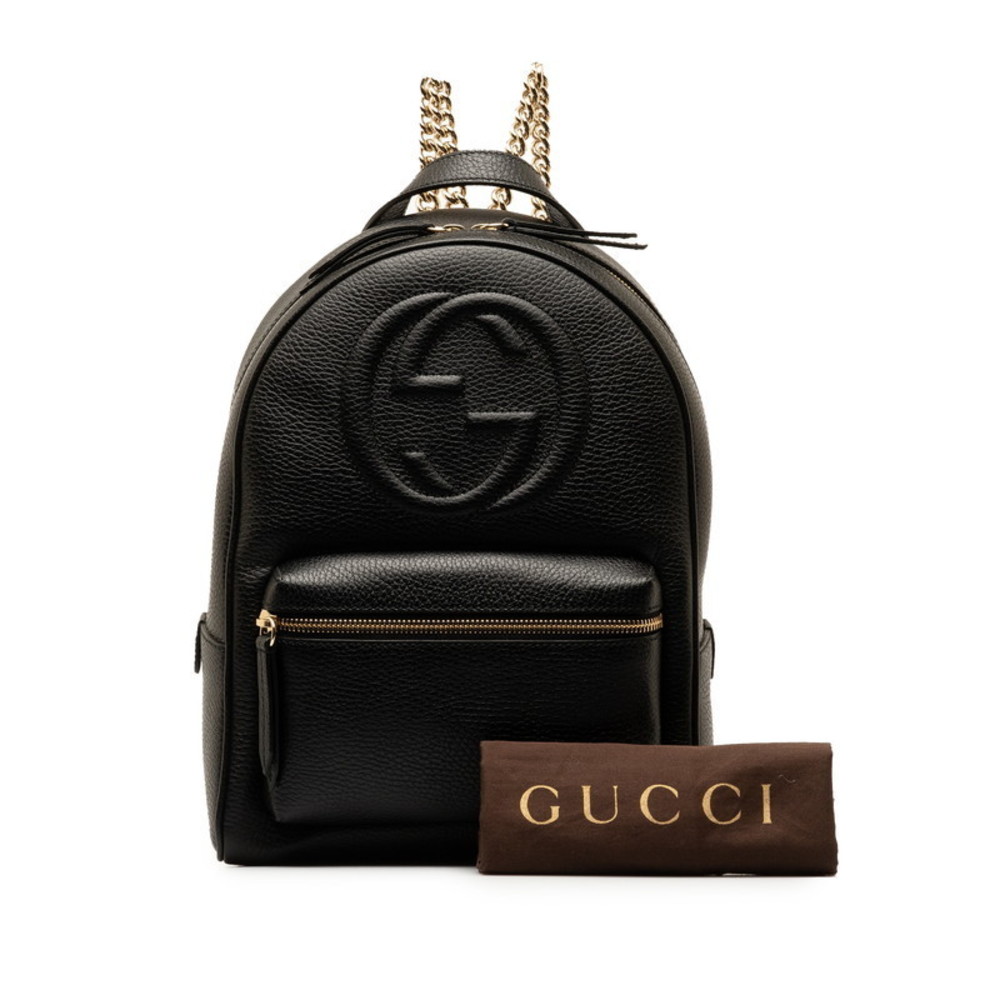 Gucci Soho Backpack Leather Backpack 536192 in Excellent condition - Picture 9 of 10